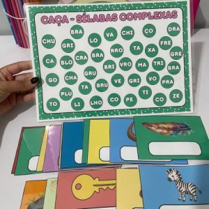 Caça-Sílabas – Sílabas Complexas para impressão