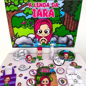Kit Iara tema folclore para impressão