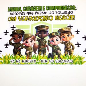 Painel Dia do Soldado versão 1 para impressão
