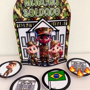 Luva Marcha Soldado para impressão