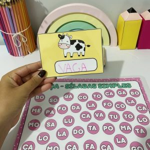 Caça sílabas simples para impressão