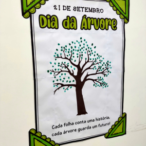Cartaz Colaborativo Dia da Árvore parqa impressão