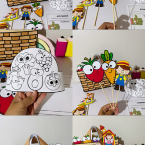 Sacola Alimentação Saudável para impressão