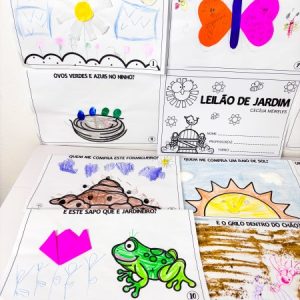 Livro Fazendo Arte com o poema Leilão de Jardim para impressão