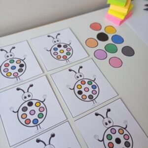 Atividade Complete a Joaninha para impressão