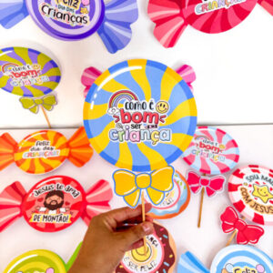 Lembrançinhas guloseimas para impressão