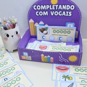 Completando com as Vogais versão 2 para impressão