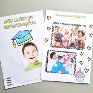 Meu livrinho de recordações para impressão