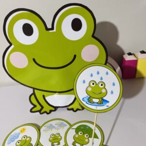 História- História O Sapo e a Chuva para impressão