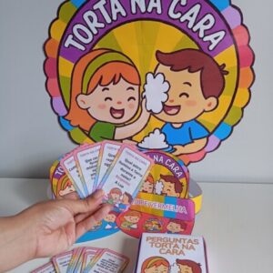 Kit Torta na Cara – Dia das crianças Diversão Garantida para impressão