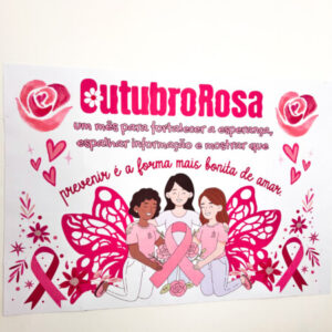 Painel Outubro Rosa versão 5 para impressão