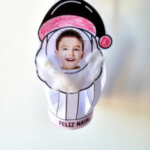 Lamparina de Natal para impressão