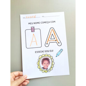 Atividade Primeira Letra do nome para impressão