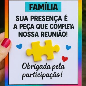 Cartões Exclusivos para Reunião de Pais para impressão