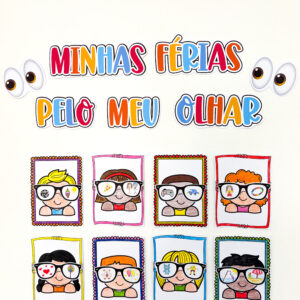 Atividade Minhas Férias Pelo Meu Olhar para impressão