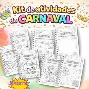 Kit atividades de carnaval para educação infantil para impressão