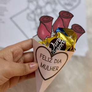 Kit Cartões Dia da Mulher versão 1 para impressão