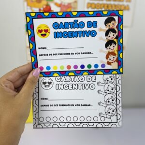 Cartão de Incentivo para impressão