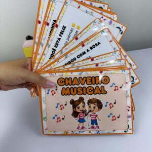 CHAVEIRO MUSICAL para impressão