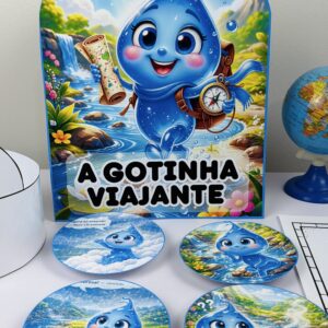 Luva de História – A Gotinha Viajante para impressão