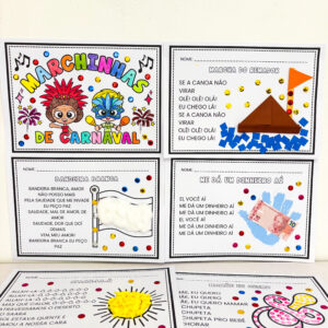 KIT ARTES – MARCHINHAS DE CARNAVAL para impressão