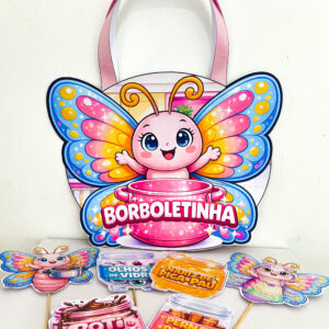 Sacola Cantiga Borboletinha para impressão