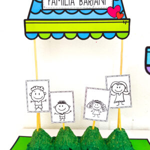 Atividade interativa Minha família para impressão