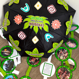 Guarda-chuva povos indígenas para impressão
