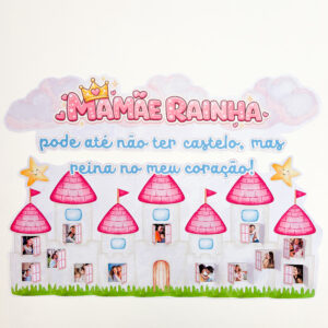 Painel “Mamãe Rainha” para impressão