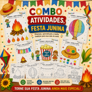 Combo Junino atividades interativas 2 apra impressão