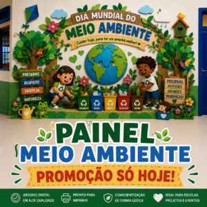 Painel Dia Mundial do Meio Ambiente versão 3 para impressão