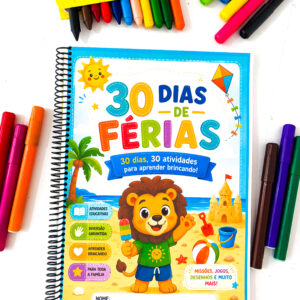 Apostila 30 Dias de Férias: desafios, jogos e propostas lúdicas para impressão