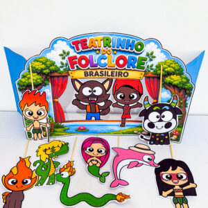 Teatrinho do Folclore para impressão