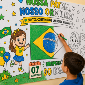 Painel Colaborativo 2 Independência do Brasil para impressão