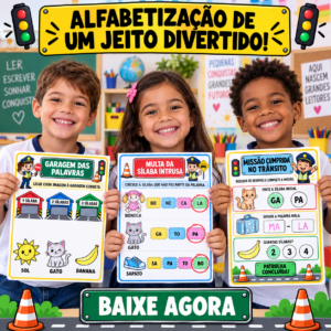 Patrulha das sílabas 18 fichas para impressão